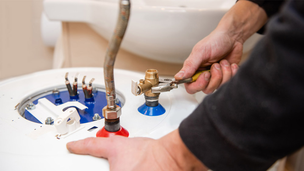 Water Heater Installation in Black Hat